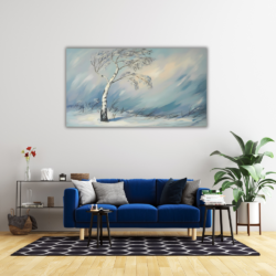 Cuadro árbol de invierno
