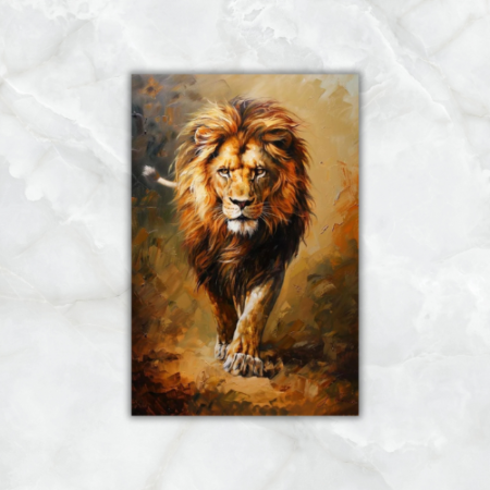 Cuadro de León Africano - Imagen 2