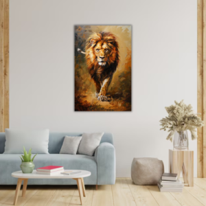 Cuadro de León Africano