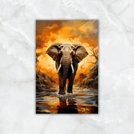 Cuadro de Elefante - Imagen 2