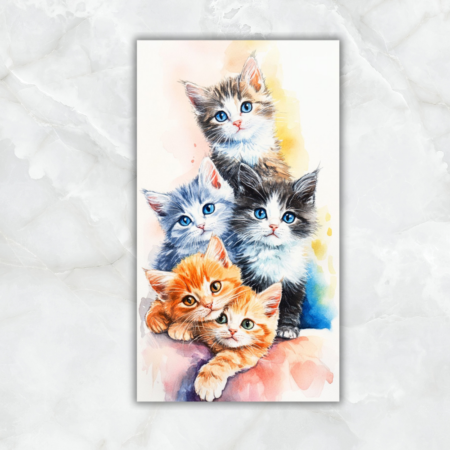 Cuadro grupo de gatitos - Imagen 2