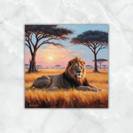 Cuadro León Africano 0003 - Imagen 2