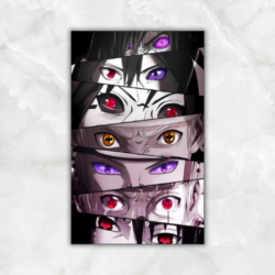 Cuadro Naruto distintos ojos