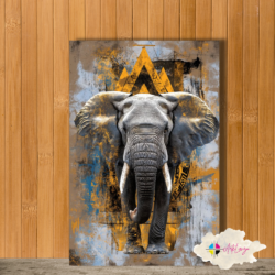 Cuadro de Animales - Elefante 006