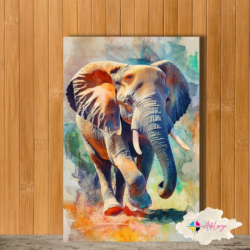 Cuadro de Animales - Elefante 005