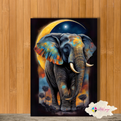 Cuadro de Animales - Elefante 003