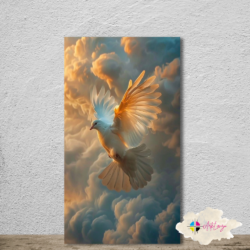 Cuadro Religioso - paloma de la paz 001