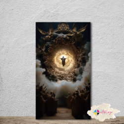 Cuadro Religioso - La llegada de Jesús 001