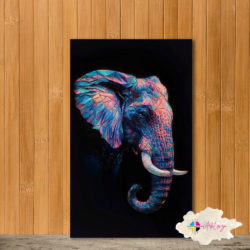 Cuadro de Animales - Elefante 012