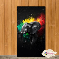 Cuadro de Animales - Elefante 009