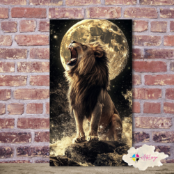 Cuadro de león 006