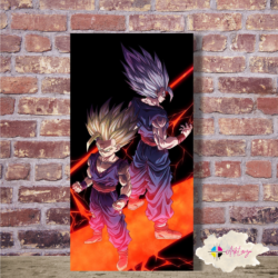 Cuadro Dragon Ball - Gohan evolución