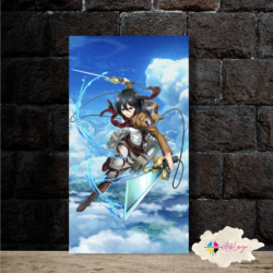 Cuadro Attack on Titan  Mikasa Ackerman 001