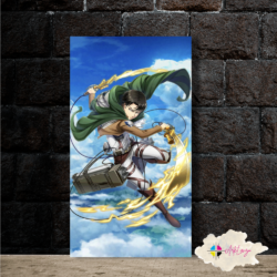 Cuadro Attack on Titan  Levi 001
