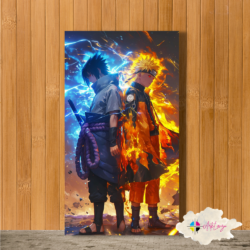 Cuadro Naruto - Naruto y Sasuke 001