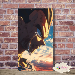 Cuadro Dragon Ball - Vegeta Triste