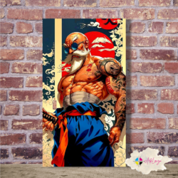 Cuadro Dragon Ball - Maestro Roshi 001