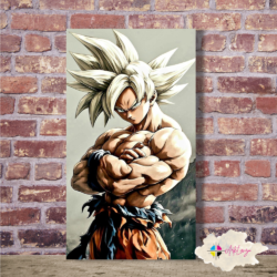 Cuadro Dragon Ball - Goku últra instinto completo