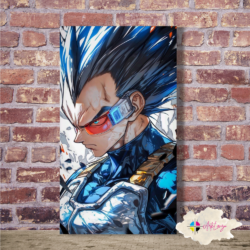 Cuadro Dragon Ball - Vegeta Blue