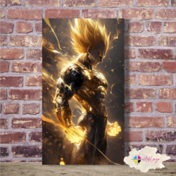 Cuadro Dragon Ball - Vegeta Super Saiyajin