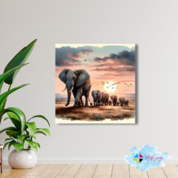 Cuadro de Animales - Elefante 013