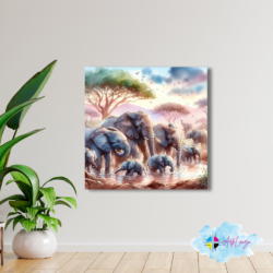 Cuadro de Animales - Elefante 015