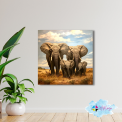 Cuadro de Animales - Elefante 018