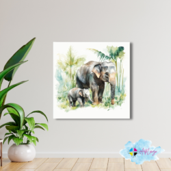 Cuadro de Animales - Elefante 022