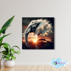 Cuadro de Animales - Elefante 023