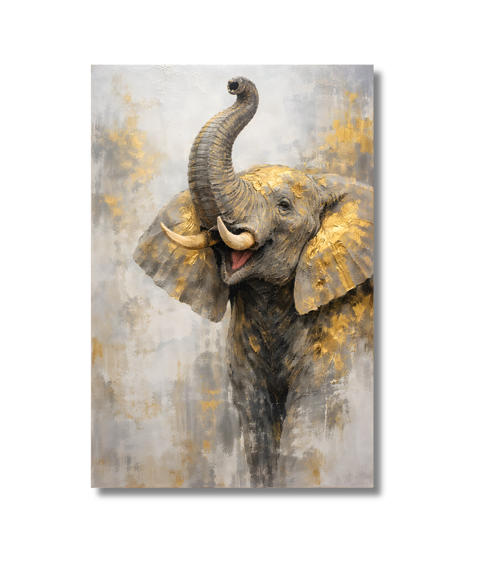 Elefante dorados y grises - Imagen 2