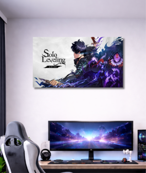 Cuadro Solo Leveling Canvas | Arte Anime Épico Decorativo Moderno