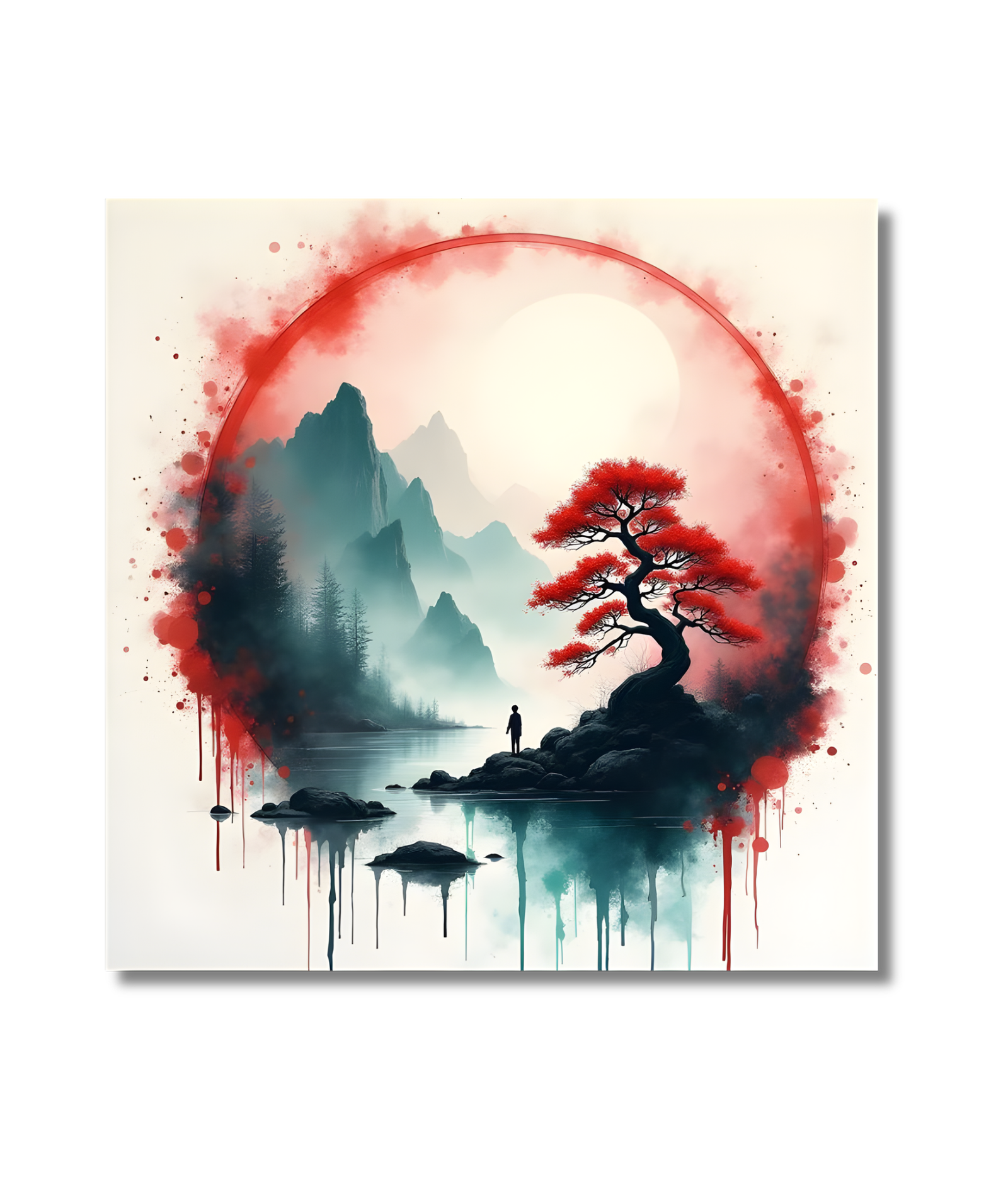 Arte Asiático - paisaje 003 - Imagen 2