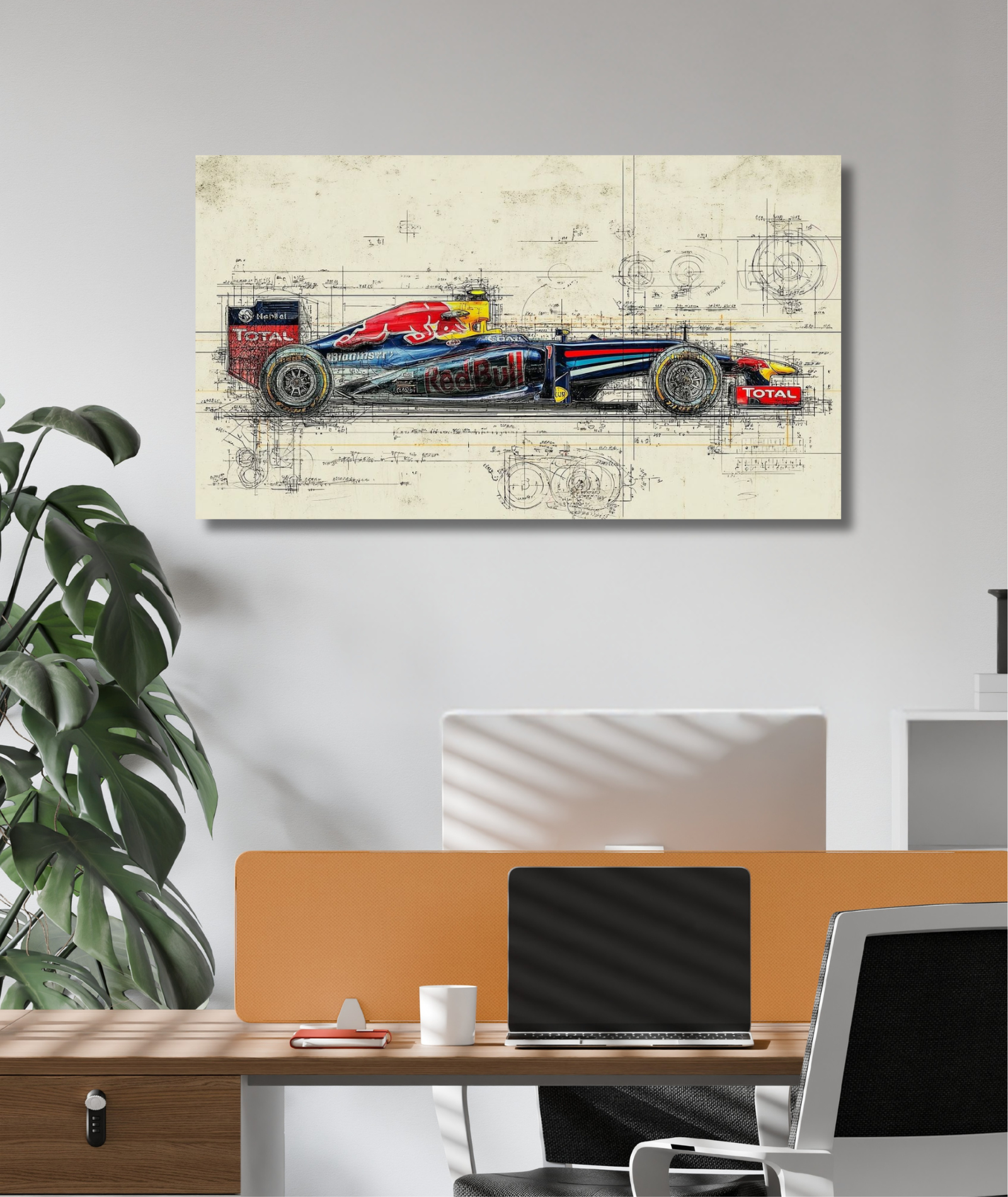 Cuadro autos - fórmula uno 005