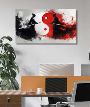 Arte Asiático - moderno guerreros samuráis