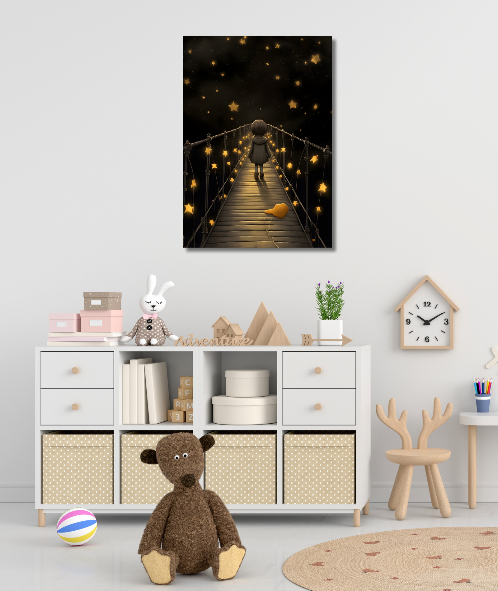 Cuadro infantil - Sueños mágicos 001