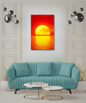 Cuadro Naturaleza – paisaje puesta de sol 006