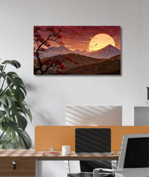 Cuadro Naturaleza – paisaje puesta de sol 007