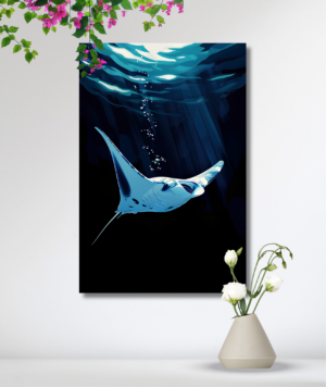 Cuadro de animales  - Mantarraya 002