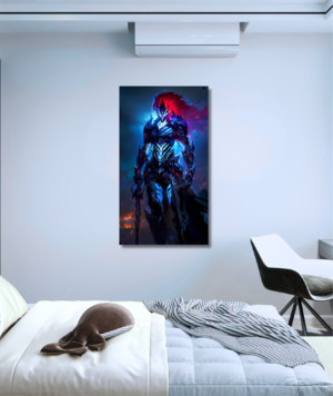 cuadro canvas igris solo leveling arte anime épico decorativo