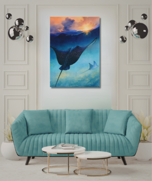 Cuadro de animales  - Mantarraya 003