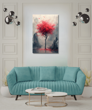 Cuadro Naturaleza – Árboles en Escena 001