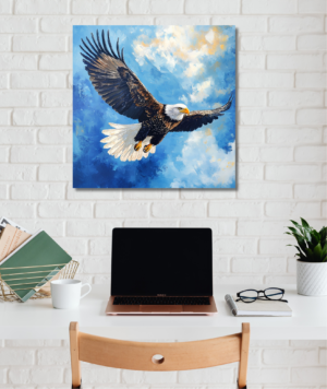 Cuadro animales - Aves águila 001