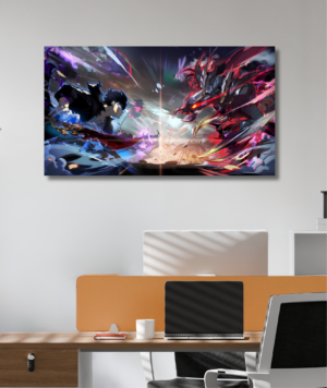 cuadro solo leveling jin woo beru