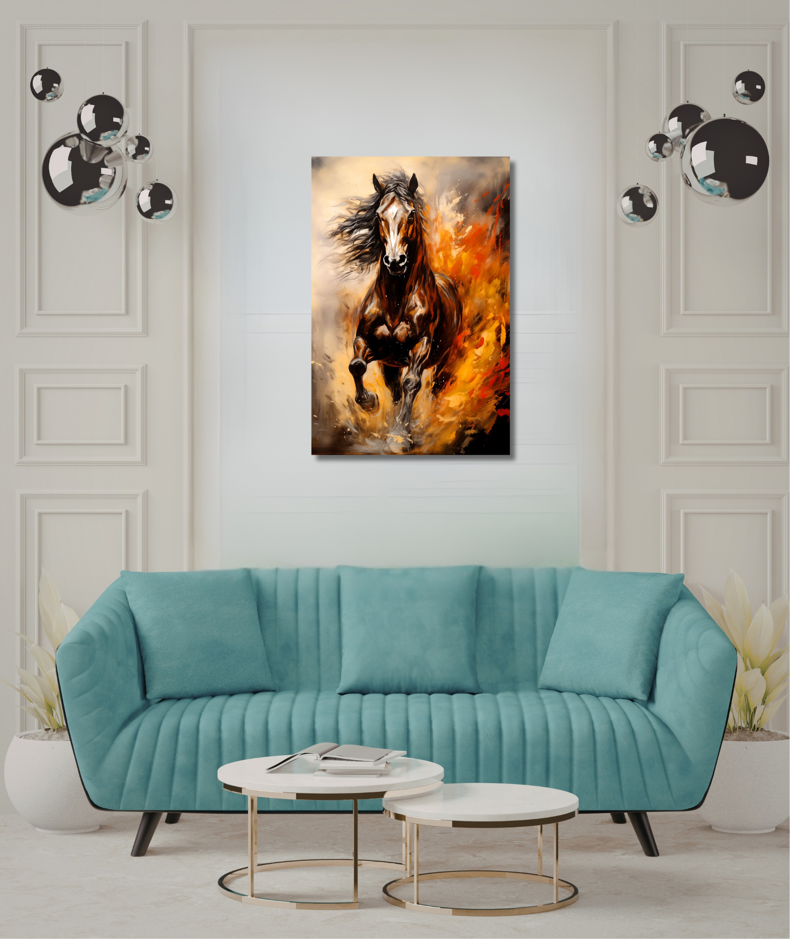 Cuadro animales - corcel indomable