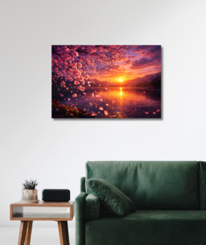 Cuadro Naturaleza - paisaje puesta de sol 001