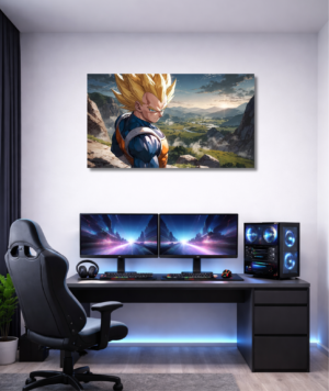 Cuadros anime - DBZ Vegeta 002