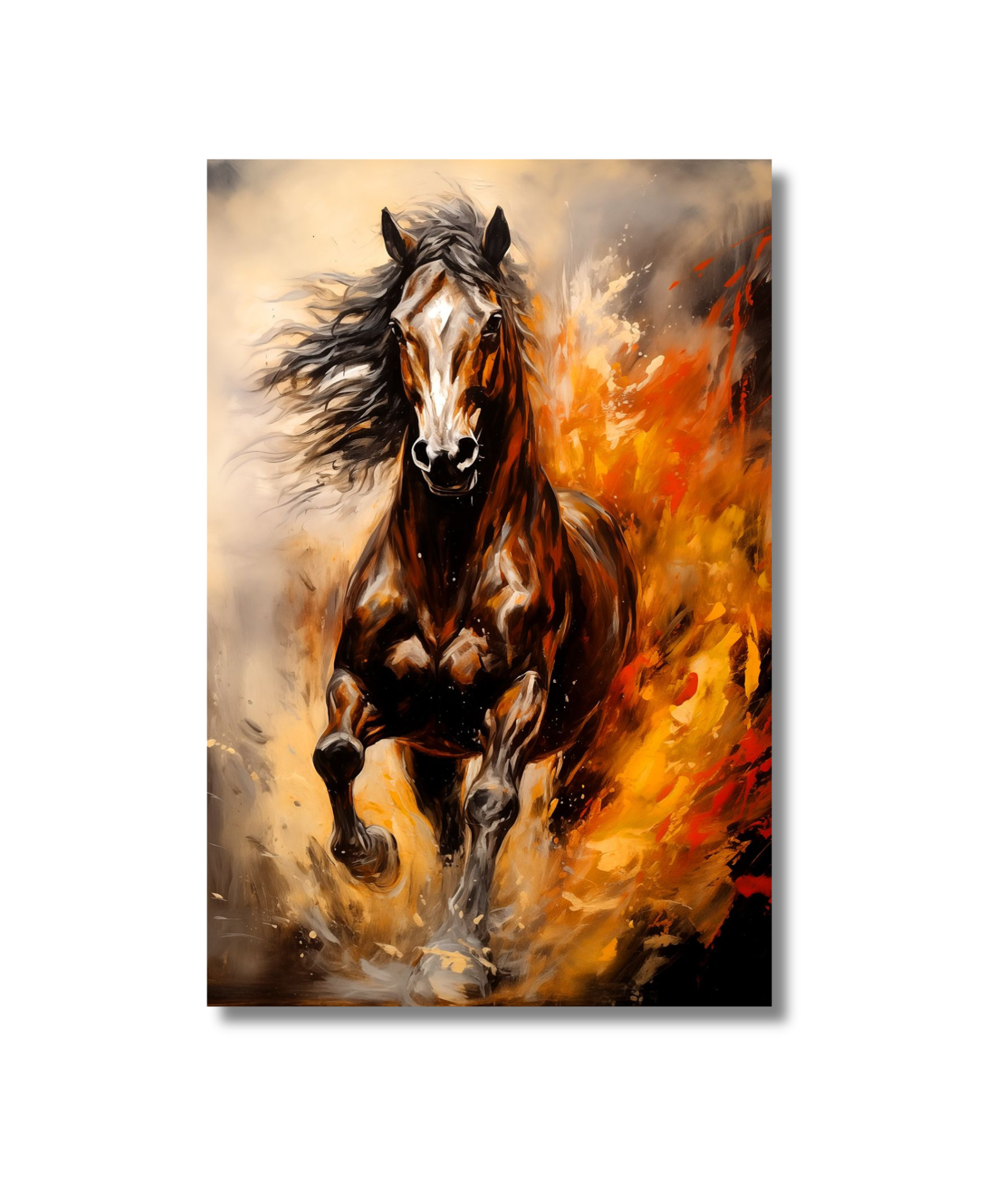 Cuadro animales - corcel indomable - Imagen 2