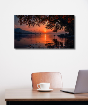 Cuadro Naturaleza – paisaje puesta de sol 004