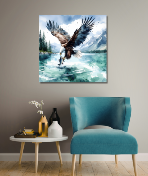 Cuadro animales - Aves águila 002