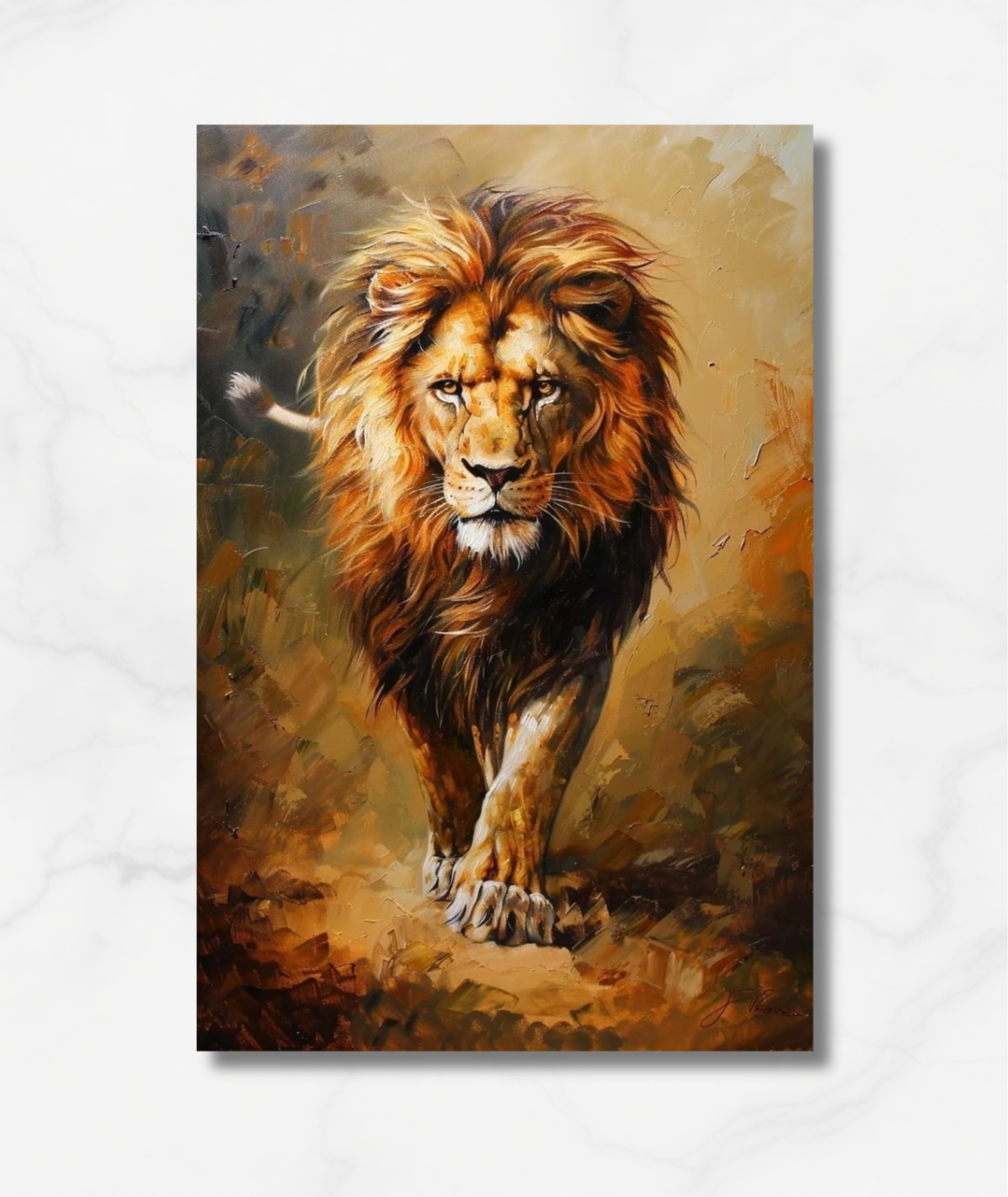 Cuadro animales - león 001 - Imagen 2